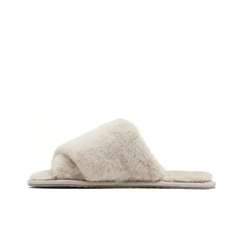 SOREL Slip-Resistant Slide Slippers Women's Gray White