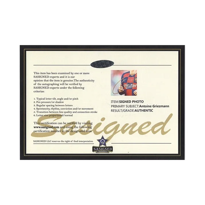 Three For Signed Photo And Jersey Fabric Combination Framed With SA Certificate-3