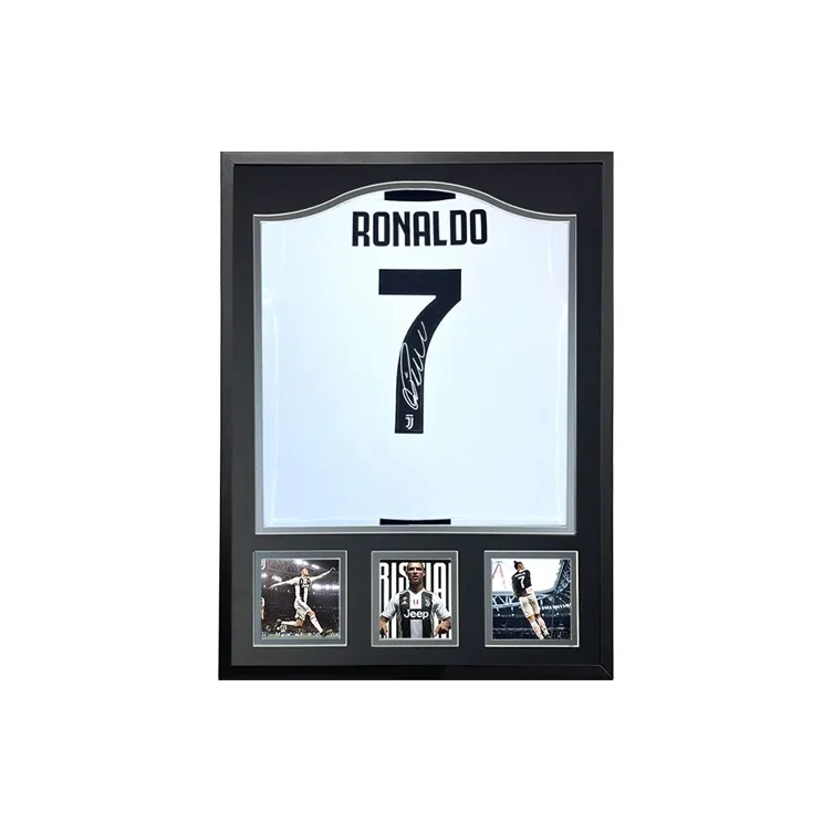 Three For 18-19 Juventus C Ronaldo Ronaldo Hand-Signed Soccer Apparel Jersey With SA Certificate-1