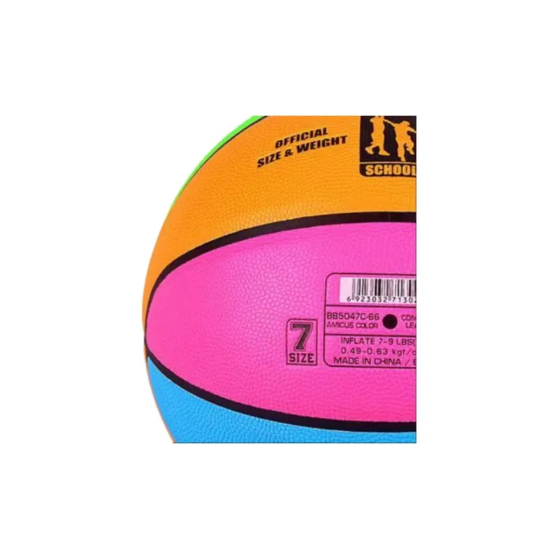 Star Size 5 Soccer Hand-Stitched Soccer Ball Kids' Multicolor-4