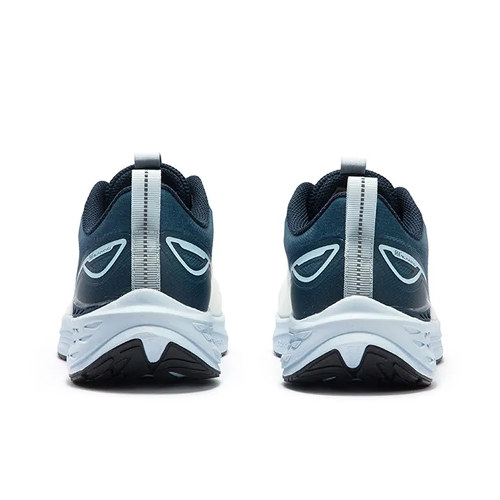 361° Flying Fish 3.0 Cushioning, Slip Resistant, And Abrasion Resistant Low Top Casual Running Shoes Men's White Blue-3