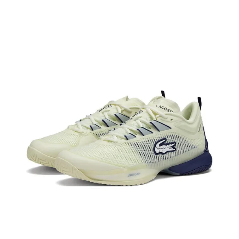 LACOSTE Low Top Casual Shoes Men's Light Yellow-2