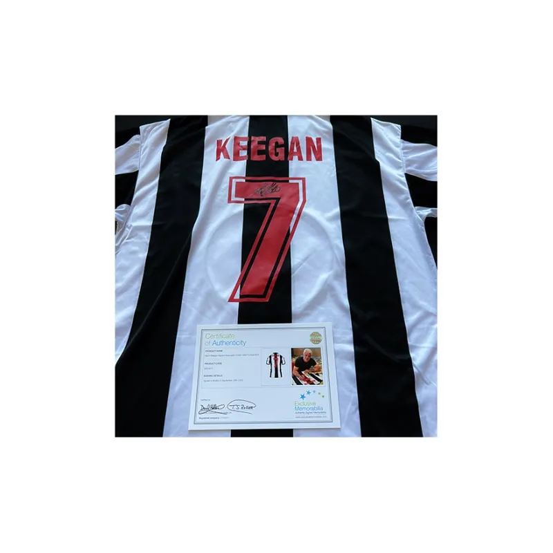 EM Kevin-Geek Newcastle United 1984 Jersey Includes Certification Certificate Not Framed Football Jerseys-4