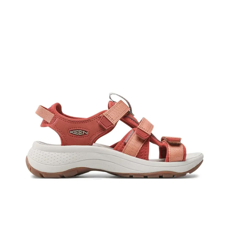 KEEN Astoria West Beach Sandals Women's Brown Red-1