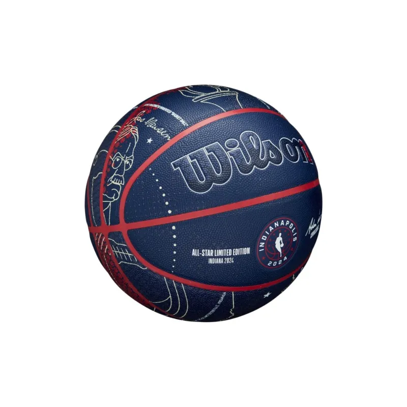 Wilson Size 7 Indoor Outdoor Universal Basketball Synthetic Leather Dark Blue-4