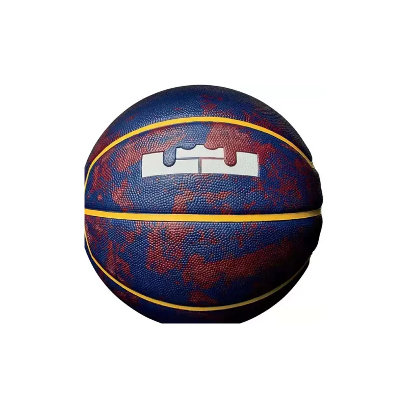 Nike Rubber Basketball Blue Brown Size 7 Ball Training-5