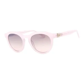 GUESS Plastic Oval Sunglasses Women's Pink