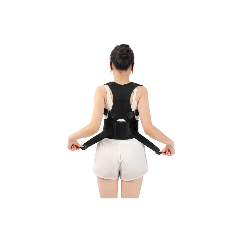 JUNGLELEOPARD CLB Back Support Braces Breathable Protective Rehabilitation Black Unisex-1