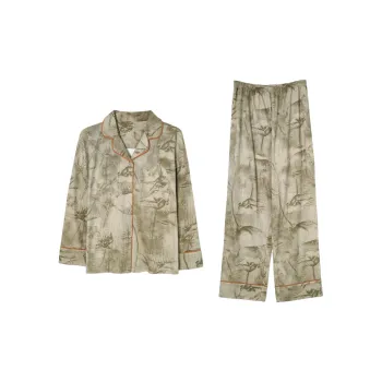 CAIHENGTONG Pajama Set Women's Ink Wash Painting