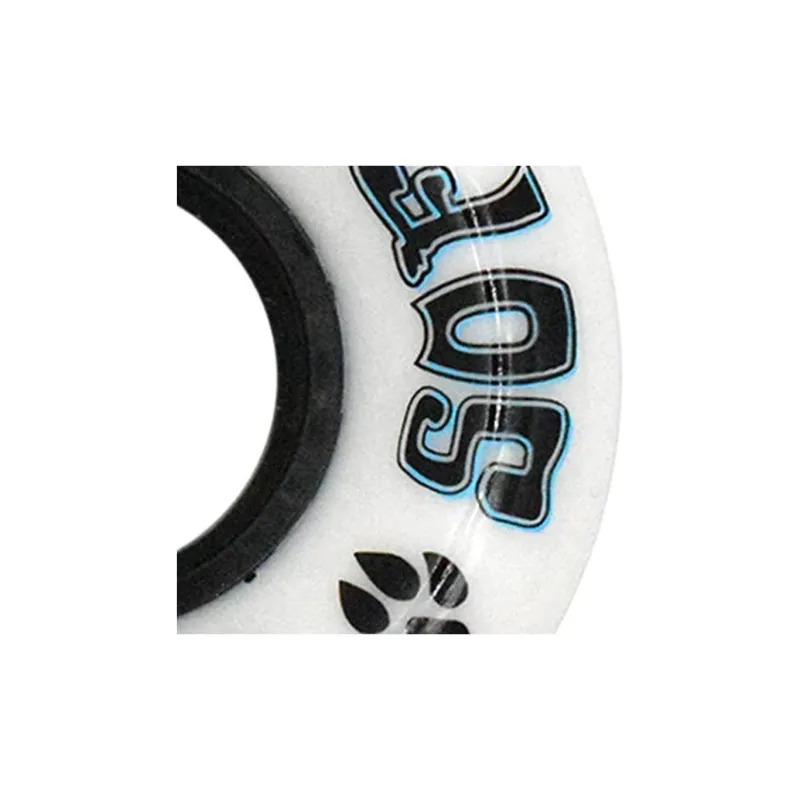 DOGTOWN Skateboard Wheels Land Surfboards 53mm X 86a-White-1