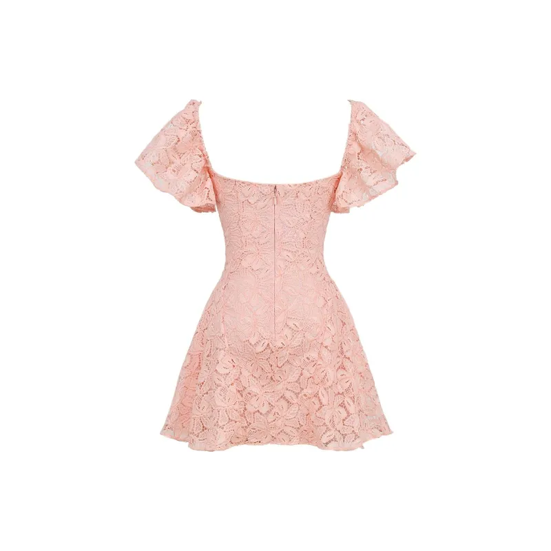HOUSE OF CB Verity Short-Sleeved Dresses Women's PINK/Pink-7