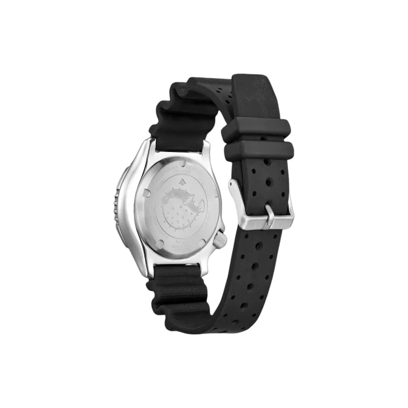 CITIZEN Promaster Collection Automatic Mechanical Movement PU Strap Watch Men's Watches Black Dial-2