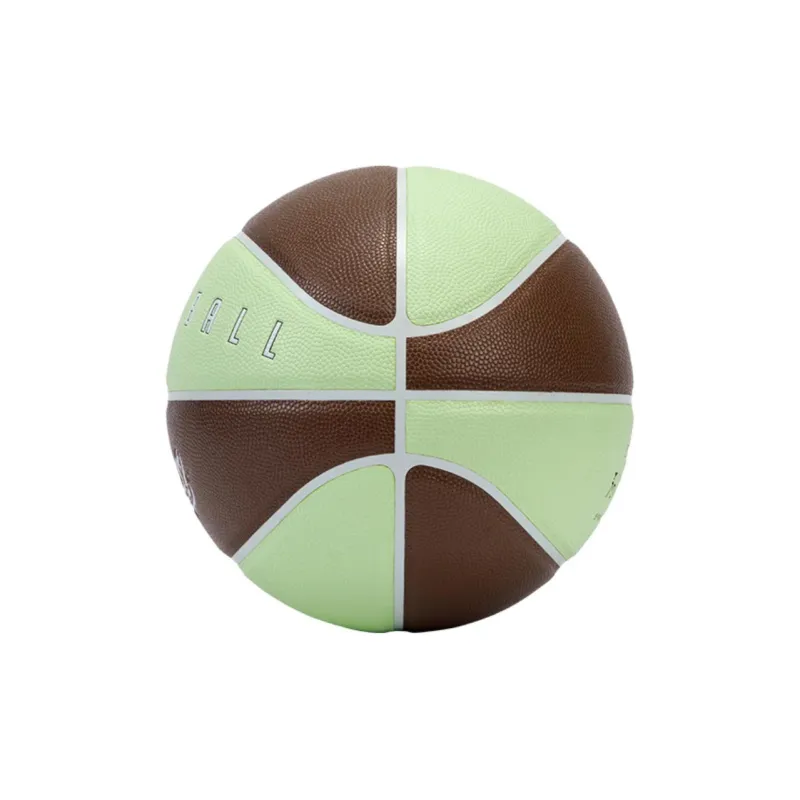 361° Moisture Absorbing Leather Basketball Green Brown Size 7 Training Unisex-1