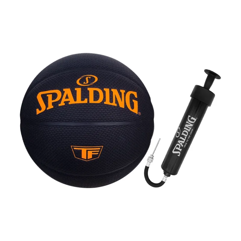 SPALDING TF Collection 77 961Y PU Basketball Black Size 7 Ball Training Unisex-10