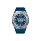 White Case Blue Dial