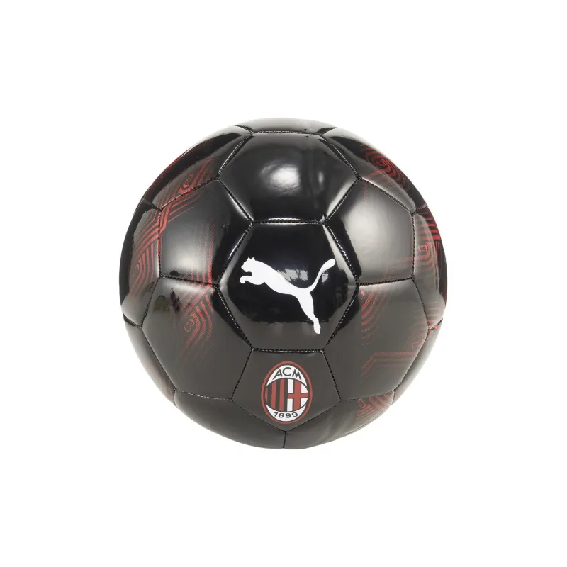 PUMA Size 5 Ball Soccer PU Machine Stitched Soccer Ball Unisex Black Red-2