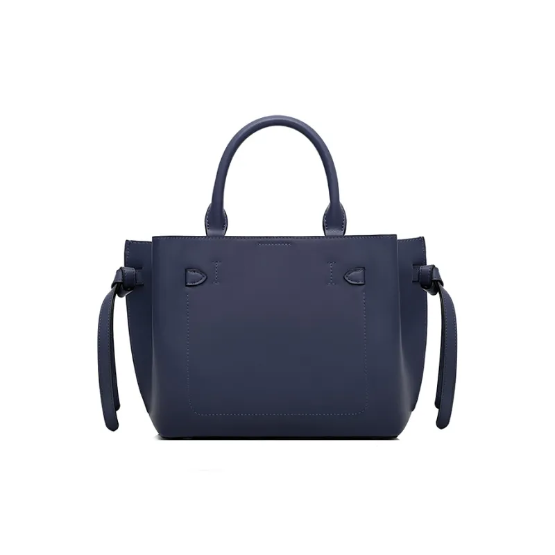 PIERPOLO Cow Leather Commute Birkin Bag Handbag Mommy Bag Shoulder Bag Crossbody Bag Regular Women's Blue/Khaki/Black-1