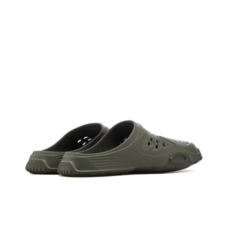 Oakley Abrasion Resistant Slip Resistant Wrap toe Slippers Men's Green-2