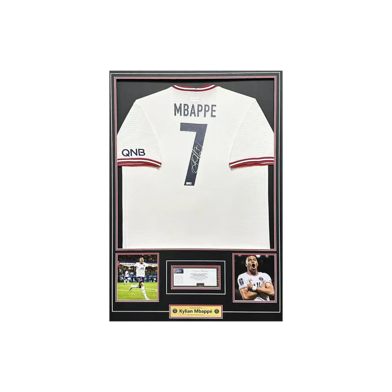 Huayitaojin Jersey Panini Officially Licensed Company Certificate Framed 103x73cm Football Fan Merchandise-3