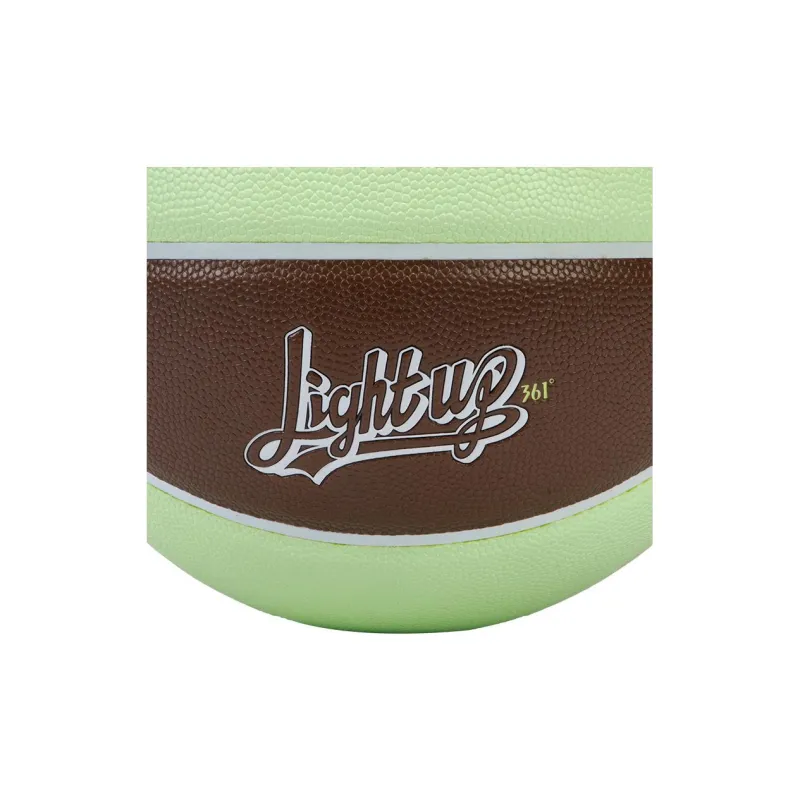 361° Moisture Absorbing Leather Basketball Green Brown Size 7 Training Unisex-2