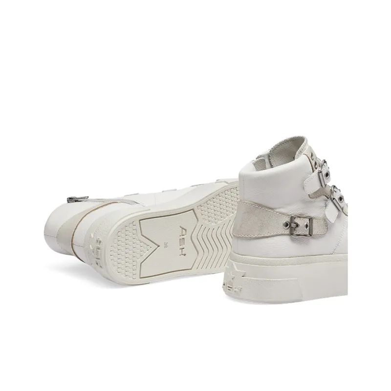 ASH STARMOON BUCKLE Collection High-Top Genuine Leather Platform Casual Platform Shoes Casual Shoes Women's-8