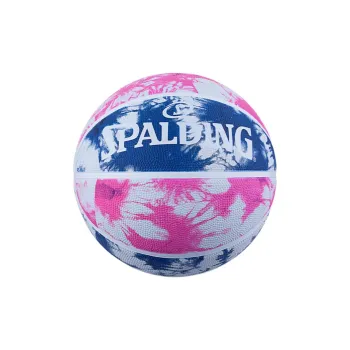 SPALDING Rubber Basketball Blue White Size 7 Ball Training Unisex