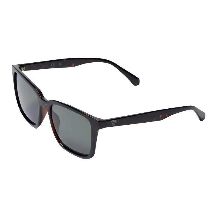 GUESS Resin Rectangular Sunglasses Men's H Black-0