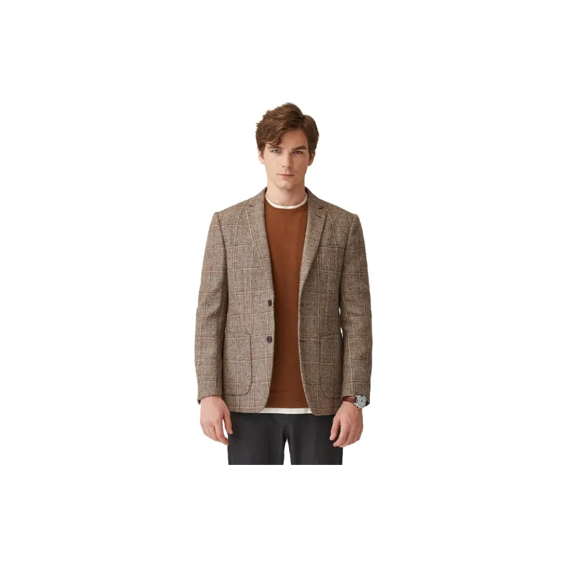 DANIEL HECHTER Business Suit Men's Coffee-1