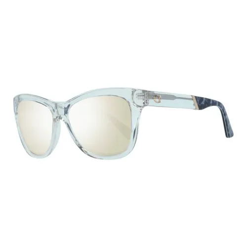 GUESS Acetate Irregular Shape Sunglasses Women's Blue