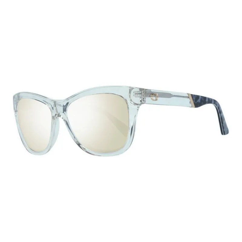 GUESS Acetate Irregular Shape Sunglasses Women's Blue-0