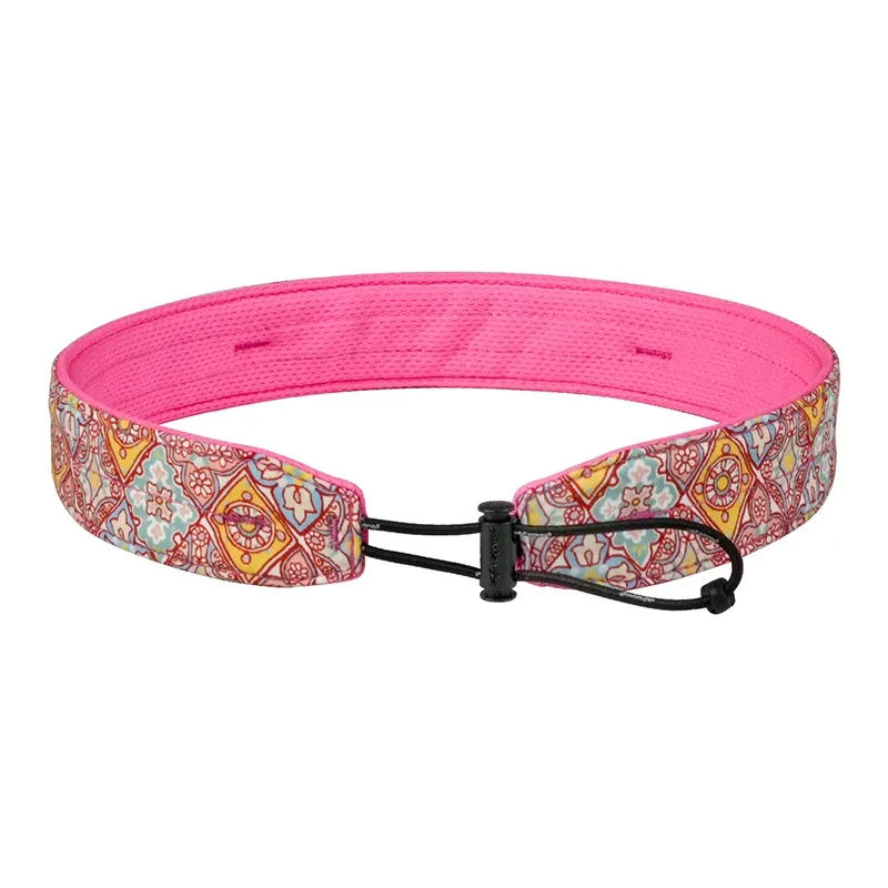 Absolute Run Sweatbands Elastic Moisture Wicking Antibacterial Running, Marathon, Fitness, Yoga, Pilates 58±4cm Pink-4
