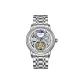 6041B White Dial Steel Band