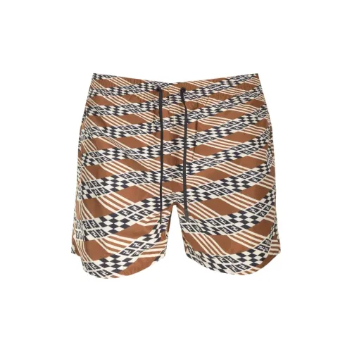 FENDI Swimming Shorts Men Brown