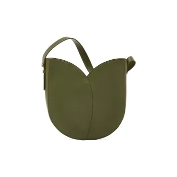 Il Bisonte Leather Handbag Shoulder Bag Women's Cypress Color