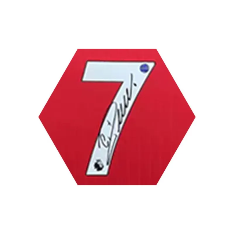 Yi Shot Jersey Ronaldo Includes EM Certificate Framed For Collecting-5