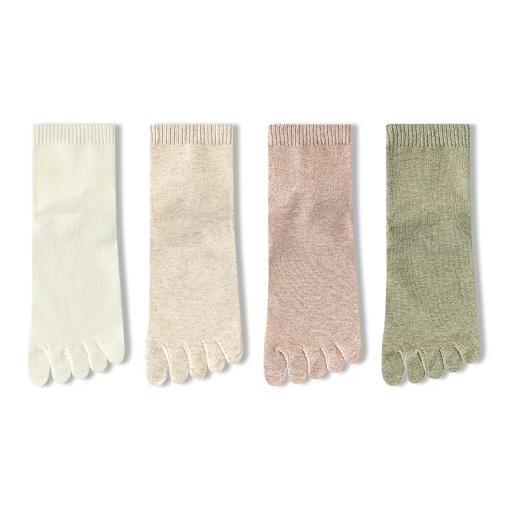 JIAZINI Mid Calf Socks Women's 4 Pack-2