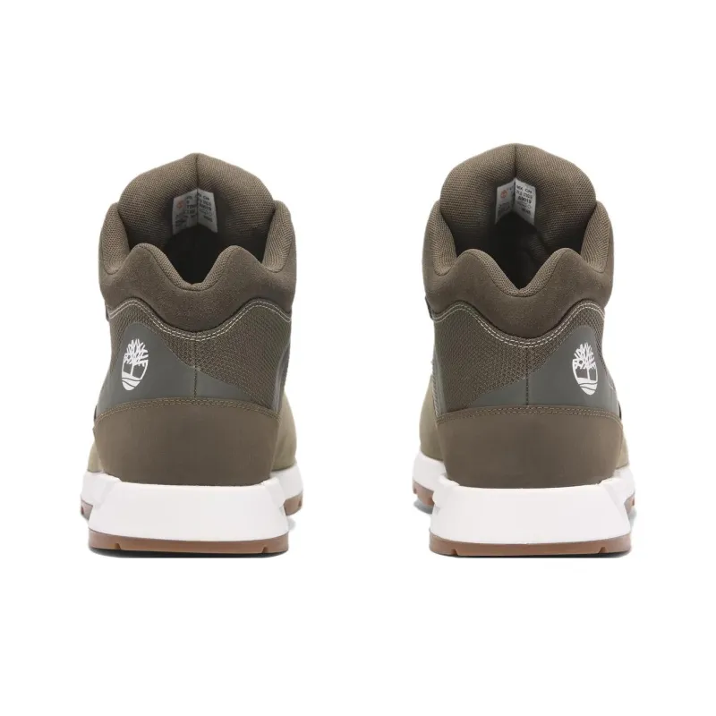Timberland Anti Slip Wear Resistant Mid Top Casual Shoes Men's Olive Green-3