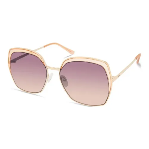 GUESS Metal Square Sunglasses Women's Gold