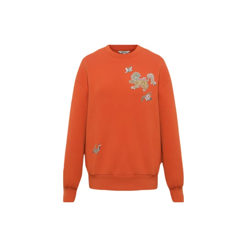 BBLLUUEE Sweatshirt Set Women's Rimu Orange-1