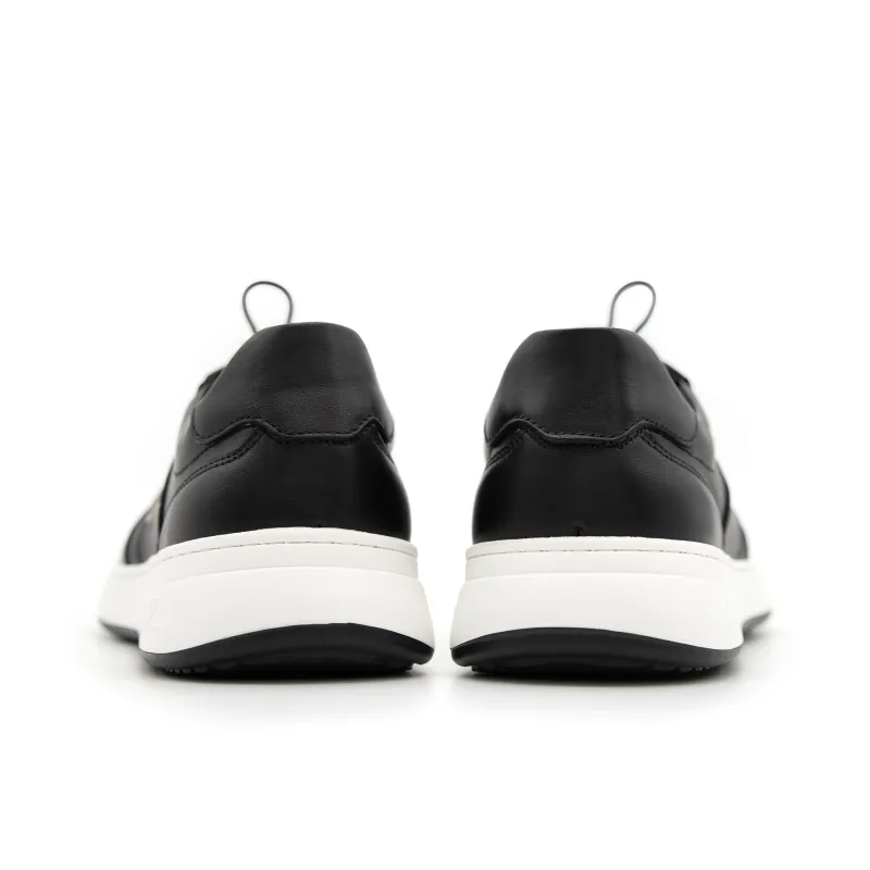Satchi Slip Resistant Low Top Skateboard Shoes Men's Black-4