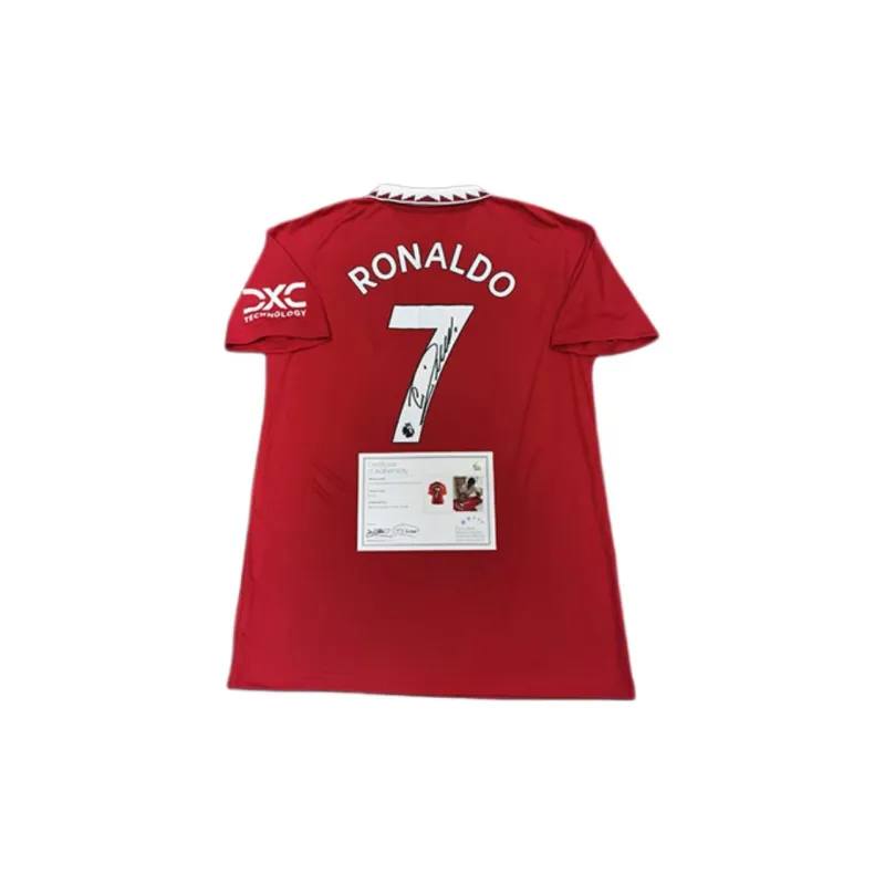 Yi Shot Cristiano Ronaldo Autograph Jersey EM Certificate Included-2