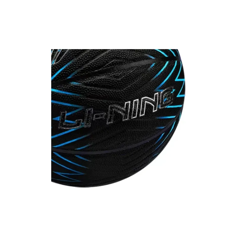 LiNing Badfive PU Basketball Black Blue Size 7 Training Unisex-1