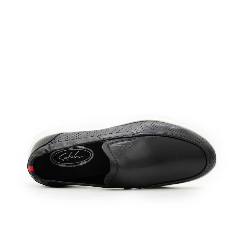 Satchi Casual Shoes Loafers Men's Black-3