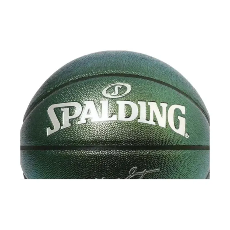 SPALDING Synthetic Leather Basketball Green Size 7 Ball Training-4
