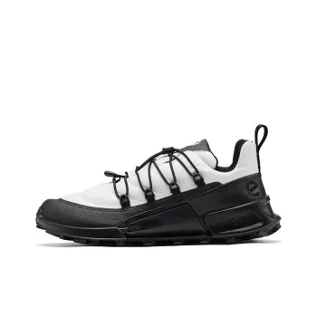 Ecco Water-Resistant Low-Top Casual Shoes Men's Black White