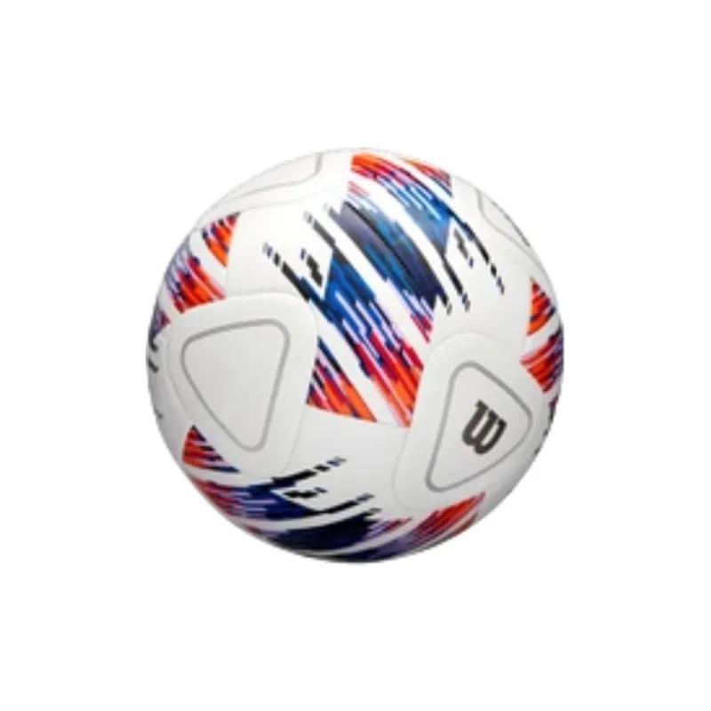 Wilson Size 5 Soccer PU Seamless Thermal-bonding Unisex Purple White-4