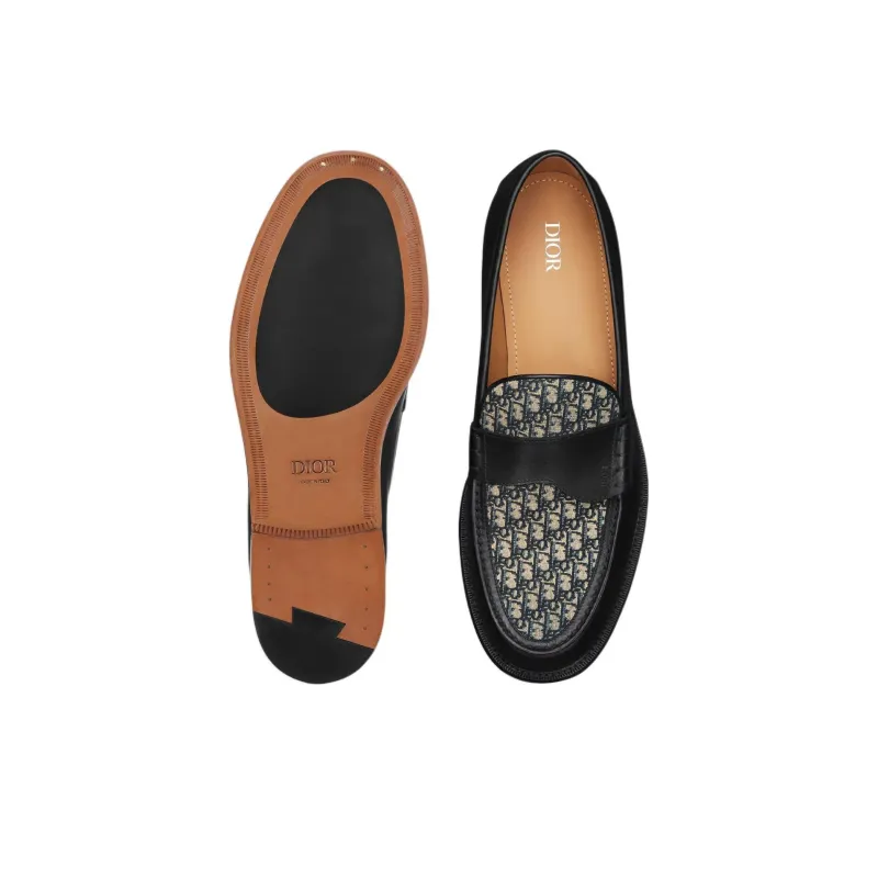 DIOR Granville Loafers Men's Black-4