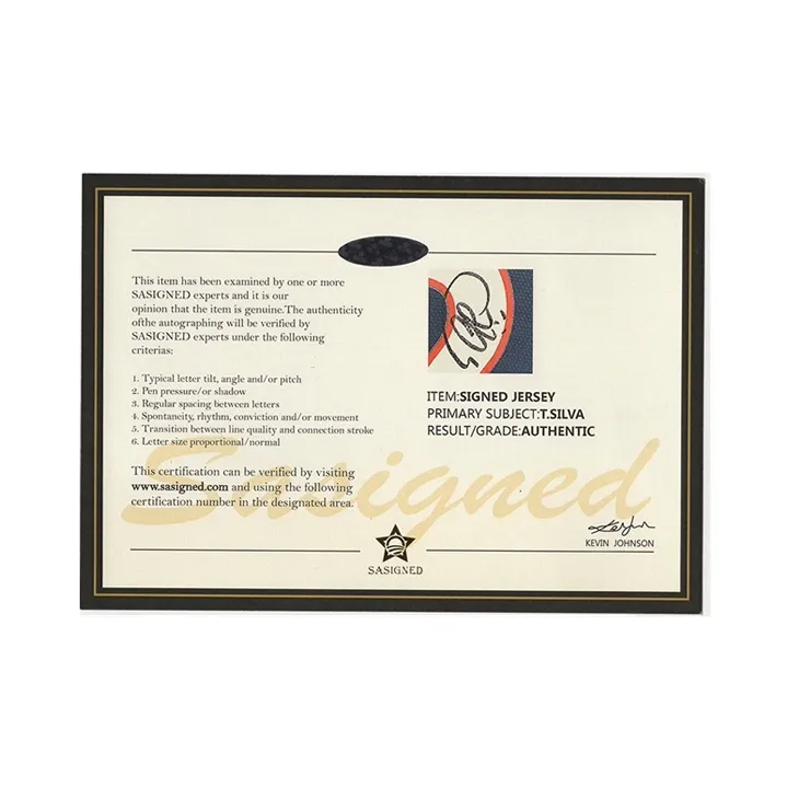 Three For Paris Saint Germain, Thiago Silva, Autographed Jersey, Includes Certificate, Framed-4
