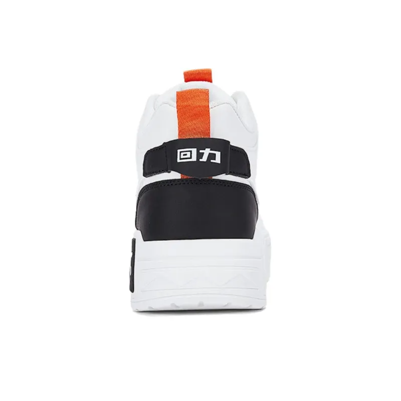 WARRIOR Skateboard Shoes Men High Top White-3