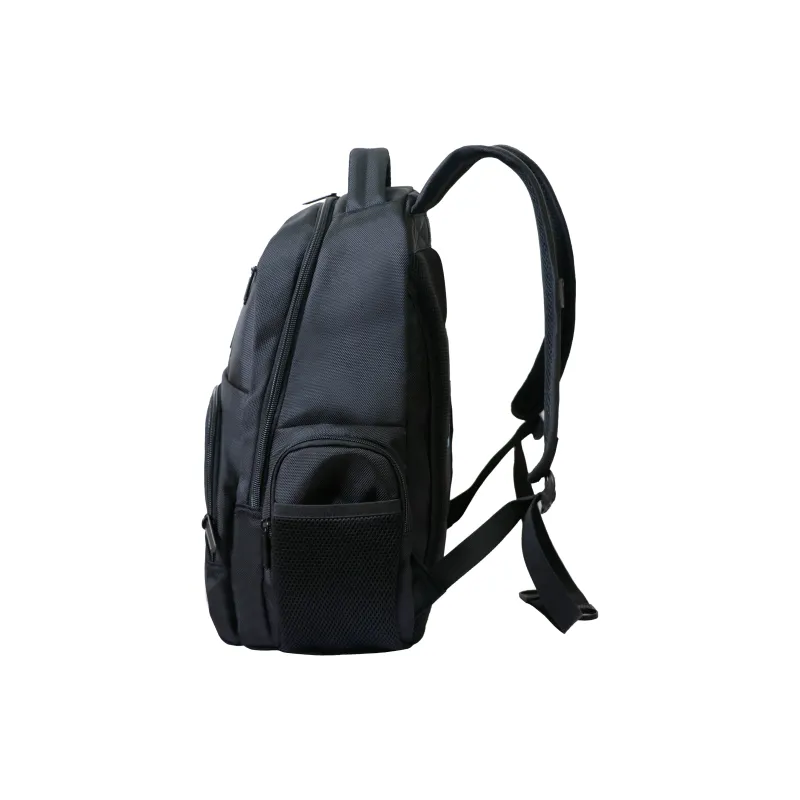 SUISSEWIN Nylon Backpack Regular Unisex Black-2